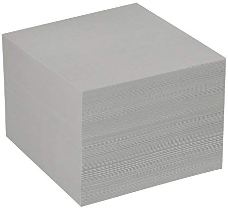 Nachfüller 90x90mm, 700 Blatt Graues Recycling-Papier 80g/qm