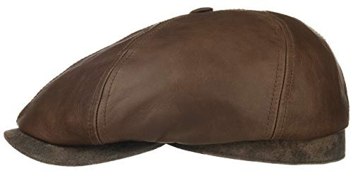 Stetson Brooklin Gorra Plana de Cuero Hombre Todo el ano