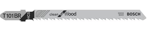 Bosch Professional 3 x Hojas de sierra de calar T 101 BR Clean for Wood (para Madera blanda, corte recto, accesorios Sierra de calar)