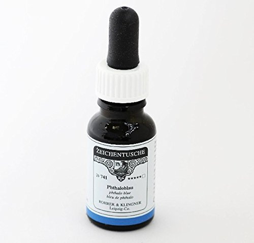 Rohrer & Klingner Zeichentusche Phthaloblau 12 ml