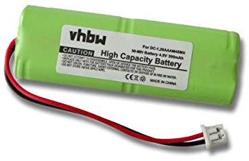 vhbw Akku kompatibel mit Dogtra 600 NC, 620 NC, 622 NCP, 800 NCP Hundehalsband Hunde-Trainer (300mAh, 4,8V, NiMH)