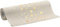 100%Mosel Tischläufer Leinenoptik Natur, Sterne in Gold, (28 cm x 5 m), Tischband, edle Tischdeko für Weihnachten & Adventszeit, Festliche Dekoration zu besonderen Anlässen