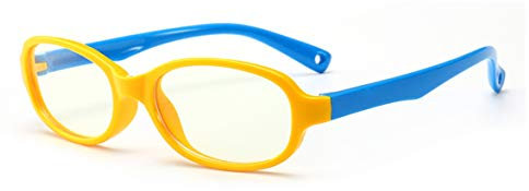 GUKOO Blaulichtfilter Kinder Computer Brille entspiegelten Verringerung der Augenbelastung, Schutzbrille mit Klar Linsen