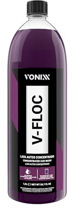 V-FLOC 1.5L Champú Concentrado para Coche| Rendimiento Alto| pH Neutro, No Ácido | Alta Espuma, Seguro para Pintura y Recubrimientos | Dilución 1:400 | Súper lubricado | Olor a Uvas