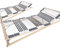 Matratzen Perfekt 7-Zonen Lattenrost orthopädisch, 70 x 200 cm, 2er Set – Lattenrahmen mit Kopf- und Fußverstellung, Härte-Regulierung, Kautschukaufhängungen und 42 Leisten