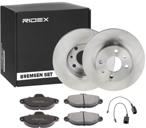 RIDEX 3405B1774 Serie/Kit Kit dischi e pastiglie Anteriore senza viti/bulloni per FORD KA (RU8)