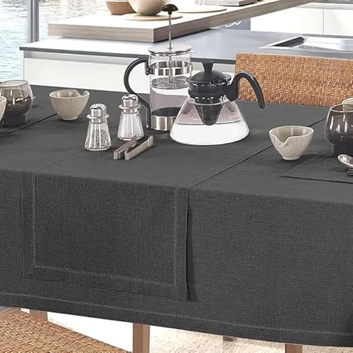 INTRECCI Runner Tavola Cotone Rettangolare 40x130 cm Tinta Unita, Striscia Salvatavolo Cucina in Puro Cotone Certificato OEKO-TEX per Tavola da Pranzo e Ambiente Casa