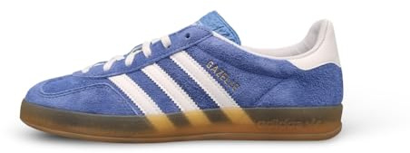 Adidas HQ8717 Gazelle Indoor W Female Adult, Blue Fusion/Ftwr White/Gold Met. EU 36 2/3