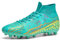 ELAPHURUS Fußballschuhe Herren High Top Spike Cleats Fussballschuhe Outdoor Sportschuhe Professionelle Athletics Trainingsschuhe Fußball Stiefel, Zyan, 42EU