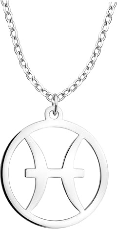 Sofia Milani - Damen Halskette 925 Silber - Fische Sternzeichen Anhänger - N0726