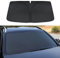 Apto para Volkswagen VW Touran 2007-2015, Parasol Parabrisas para Coches, Parabrisas Delantero para Parabrisas para automóviles, Parasol para Parabrisas Negro, Accesorios para automóviles