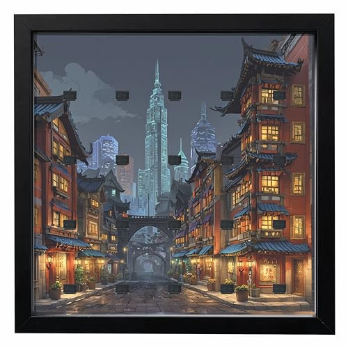 GetStones24 Vitrine für Lego® Figuren - 35x35cm Bilderrahmen - MF_0074