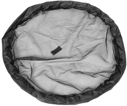 Kisangel Isla Flotante de Plantas Anillo de Plantas flotantes Jardinera de Isla Flotante Red de Estanque Tela Black