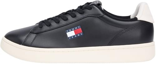 Tommy Jeans Men's Archive '98 EM0EM01596 Maglia Bassa, Nero (Nero/Calico), 42, Nero Calico Nero, 44 EU