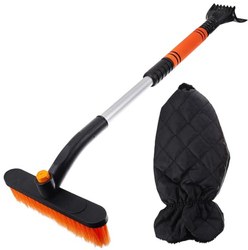 Toddmomy Pala Quitanieves Ajustable para Coche Pala para Hielo Raspador De Hielo