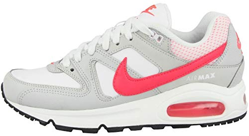 Nike Air Max Command 397690-169 Unisex-Erwachsene Laufschuhe Training Silber (White/Hyper Punch-Lght Ash Gry) 36.5