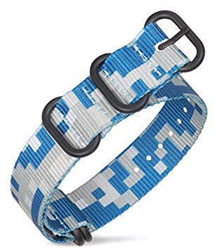 18mm 20mm 22mm 24mm 26mm Camouflage Nylon Strap Nato Canvas Armbanduhr Zubehör, 26mm