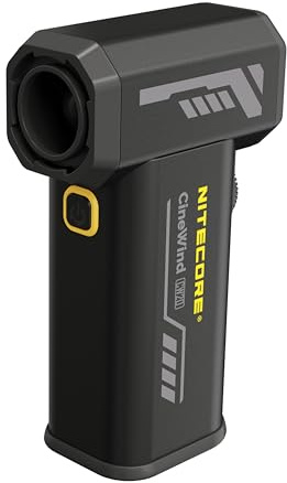 Nitecore CW20 Ventilatore tascabile Fotografia con ugello piatto, ugello rotondo, custodia