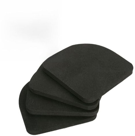 iplusmile 4piezas Almohadillas Antivibración Para Lavadora y Otros Electrodomésticos Negras Tapete Aislante De Vibraciones Para Uso Cocina y Baño