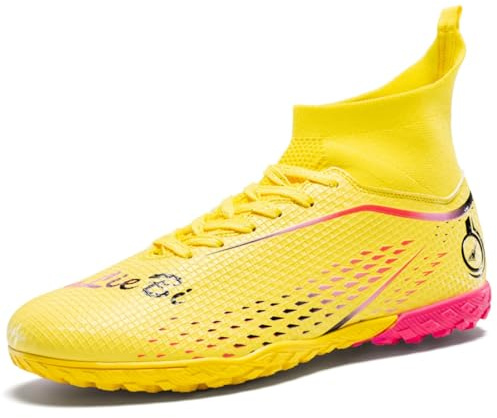 Uomo Scarpe da Calcio High Top Spikes Gioventù Formazione all'aperto Scarpe da Calcio Professionale Atletico Sport Scarpe Turf Trainers
