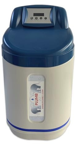 Plumb2u Mini Electric Metered Water Softener 12.5L with 22mm Installation Kit