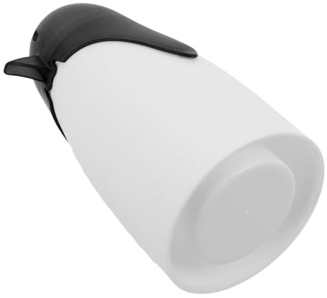 INOOMP Pulitore a Vapore Microonde a Forma di Pinguino, Bottiglia Compatta Mix Acqua e Aceto, Dispositivo la Pulizia Rapida di Forno e Frigorifero, Gadget Cucina per Famiglie