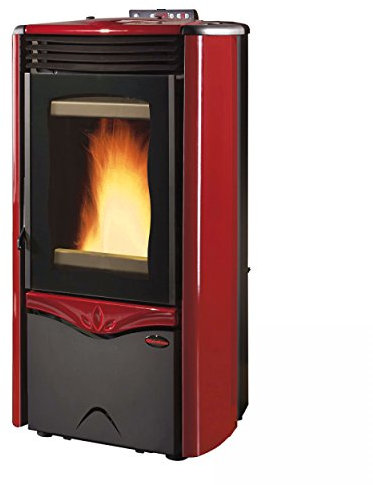 Extraflame Wasserführender Pelletofen Duchessa Idro Steel Bordeaux