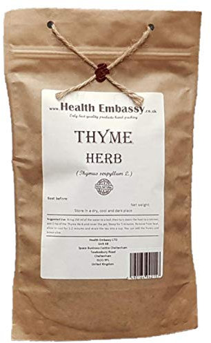 Health Embassy Thyme Herb (Thymus serpyllum L), 50 g