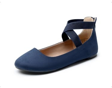 DREAM PAIRS Sole_Stretchy Ballerines Femme Noir