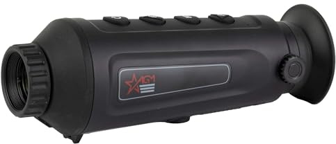 AGM Global Vision Wärmebild-Monokular Taipan TM19-384 – Wärmebildtechnik für Kurze bis mittlere Reichweite, 384 × 288 (50 Hz), 19-mm-Objektiv, Infrarot-IR-Sicht für die Jagd, Wi-Fi, Videoaufzeichnung