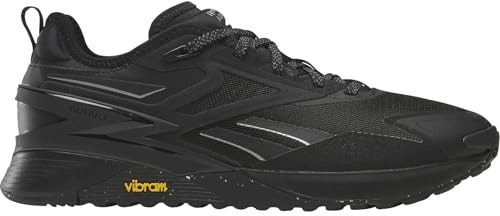 Reebok Sneaker Unisex Nano X3 Adventure, Nucleo Nero Pure Grey 7 Peltro, 43 EU
