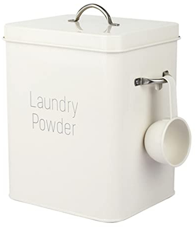 Alipis 1 Juego Balde De Almacenamiento Contenedor De Lavadero Bote De Detergente Para Ropa Sostenedor Del Grano Del Arte Bote De Almacenamiento Hermético Planchar Con Cubierta Lata