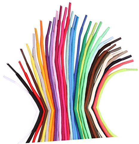 CONGARTENO Cordones Redondos Deportivos Coloridos Moda Duraderos Suaves Para Zapatillas Deportivas y Botas Casuales Accesorios Ideales Para Uso Diario