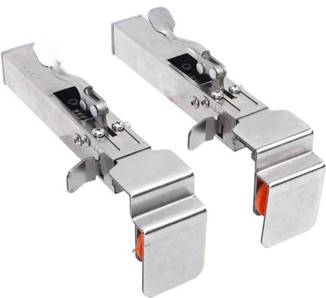Ejoyous Pince d'installation de Tiroir, Clamp/Holder de Fixation de Panneau de Tiroir, Largeur Réglable, Sûre et Efficace, 2 Pièces pour la Réparation de Meubles