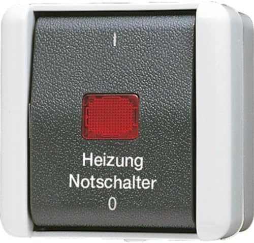 JUNG 802HW Heizung-Notschalter aus 2-polig