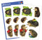 AVERY Zweckform 4306 Kinder Papier-Sticker Igel 18 Aufkleber (für Jungen, Mädchen und Erwachsene, Gastgeschenk, Kindergeburtstag, Mitgebsel, Schatzsuche, zum Spielen, Sammeln, Basteln, Verschenken)