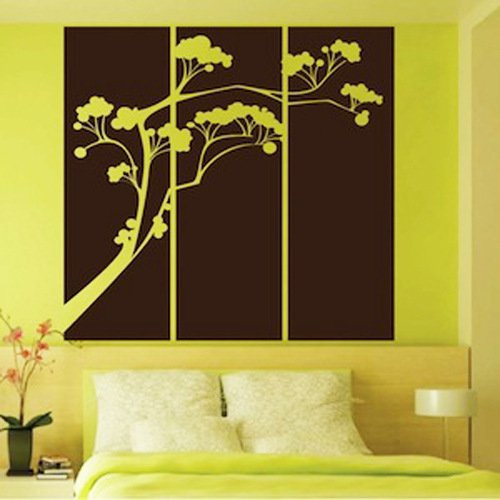 Hommay PVC Wall Stickers Popsicle tree tatami dining room bedroom den ebay glass home decor Wallpaper Mural Art Decals 61cm x 58.4cm