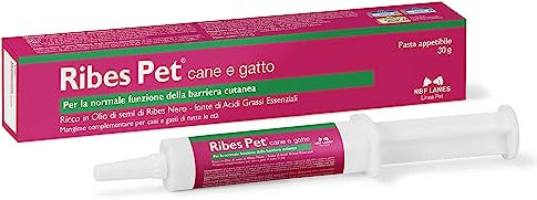 NBF Lanes | Ribes Pet Cane e Gatto, Pasta Appetibile 30 g, per la Normale Funzione della Barriera Cutanea
