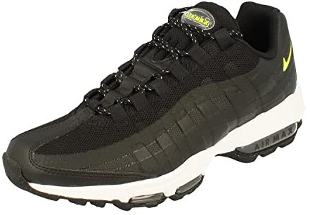 Nike Air Max 95 Ultra, Herren-Sneaker, Schwarz Volt Weiß 002, 44 EU