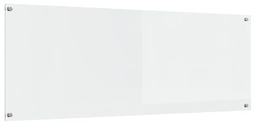 vidaXL Küchenrückwand Transparent 110x40x0,6 cm Hartglas