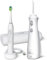 Waterpik Cordless Pearl and Sensonic Rechargeable Electric Toothbrush and Water Flosser Combo, Complete Dental Care for Teeth, Gums, Braces and Travel – ADA Accepted, White