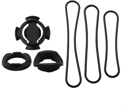 YJDOORPLAY Support de guidon en plastique pour compteur de vitesse de vélo Polar V650 M450 M460 Ordinateur GPS Accessoire de vélo Noir