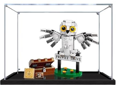 Acrylic Display Case for Lego 76425 4 Privet Drive Hedwig Model, 3mm Dustproof Display Box, Display Case Compatible with Lego 76425 (Model Not Included) (Transparent 2MM)