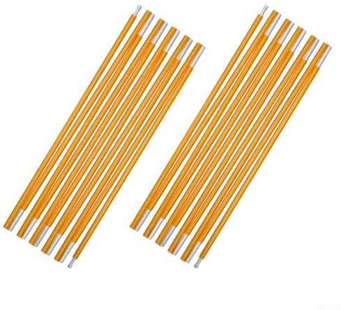 Oniissy 7001T6 Mât de tente de rechange en alliage d'aluminium de qualité aéronautique pour tentes de randonnée et de camping, 8,5 mm de diamètre avec revêtement résistant à la rouille, poteaux de