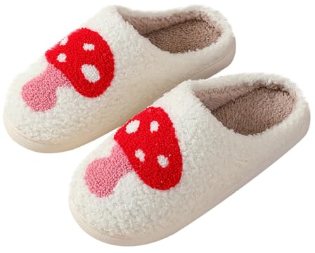 Pantuflas para mujer forradas - zapatillas de mujer blancas 38 zapatos de cabaña para interior y exterior zapatillas ligeras zapatillas suaves zapatillas unisex antideslizantes de fieltro zapatillas