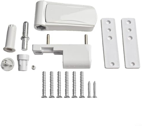 Bisagra de aluminio ajustable para puerta con ajuste multidireccional 3D, mecanismo de cierre suave, acabado blanco, perfil de aluminio para doble acristalamiento
