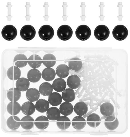 HONMEET Modelo Químico de Estructura Molecular de Diamante 23mm, Kit Científico de Química Plástica, Conjunto de Instrumentos Educativos para Enseñanza de Ciencias en Laboratorio y