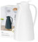 alfi ECO 1,0l, coconut white, Isolierkanne mit hygienischem Hartglaseinsatz aus Kunststoff, Drehverschluss mit bequemer Drucktaste, Ausgießen mit einer Hand, ideal als Kaffeekanne, Teekanne, BPA-frei