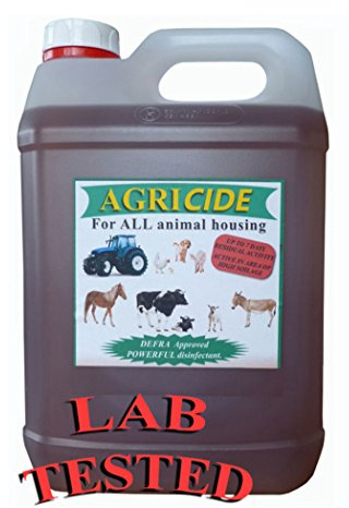 Kennel Disinfectant - Strong Odour Remover, Deodoriser - Agricide 5 Litres - 6 Scent Choices (Lavender)