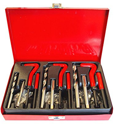 VERTO Reparatursatz mit Gewinde, 88 Stück, Typ Helicoil M6, M8 und M10